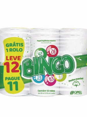 PAPEL HIGIÊNICO BINGO - LEVE 12 PAGUE 11